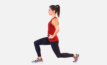 الطعنات هي تمرين فعال لتقوية عضلات الساق. 